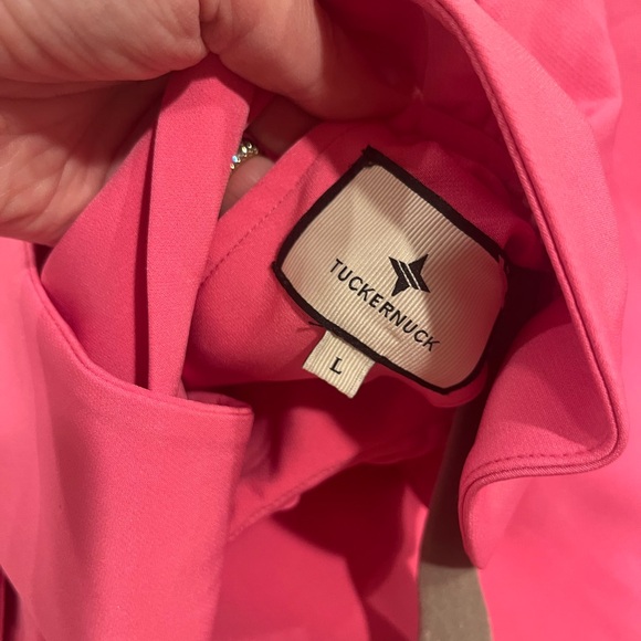 Tuckernuck Pink Ruffle Neck Dress - Picture 6 of 6